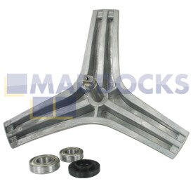 Kompatibles Trommelspinnen-, Trommellager- und Öldichtringset für Hotpoint, Indesit WMA, SCR 1400 U/min 30 mm