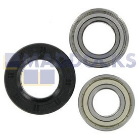 Original Trommellager- und Öldichtringset für LG WD, WM mit Trommelbezeichnung 3045ER0006A (große Lager) inkl. Intellowasher, WM1000FHD, WD1056FB, WM1090FHB, WM1285FHD, WM1480FHD