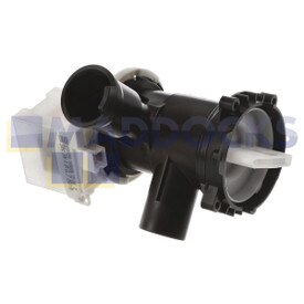 No Longer Available. Order 100-BS-59543 [Genuine Original Bosch WAE, WAN, WLG; Siemens WM12, WM14 Series Washing Machine Drain Pump Base & Filter Housing]