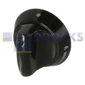 Original Hotpoint DSG60K, HAG60, HAGL60 Typ Schwarzer Kochplatten-Bedienknopf