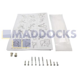 No Longer Available. Order 105-WP-85728 [Genuine Original Indesit 45cm and 60cm Series Multi-Model Fitting Dishwasher Decor Door Installation Kit]