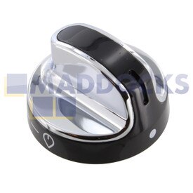 Echte Original-Öfen, Belling, New World 444442154, 444442689, NW601DFDOL, NW601GTCLM Serie Black & Chrome Hotplate Gasregler