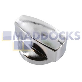 Genuine Original Belling 100G; Stoves 100DFT, 444442983 Type Chrome Oven Knob