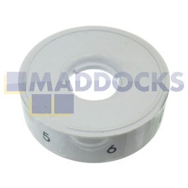 Echtes Original Belling FS50; New World 60EDO, 50EDO, E600MD, 50ET Series '0-6' Type White Control Knauf Blende Surround Disc