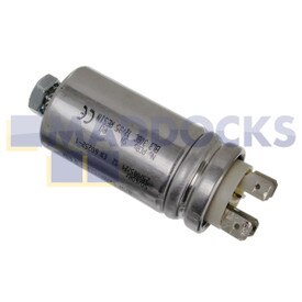Original Crosslee White Knight Universal Metall 4-Tag Kondensator (8uF, 450VAC)