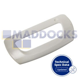 Kompatibel Electrolux EUC19291W, ERC25391W8, ERC34291W8, ERA34291W8; Frigidaire FRCLF185W, FRCF185W; Zanussi ZFU20232WA, ZRA33400WA-Serie Türgriff für Kühl- und Gefrierschrank