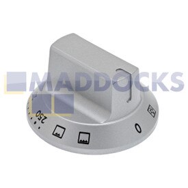 Genuine Original Electrolux Knob, Thermostat, Inox, 0-250Â°C, 3