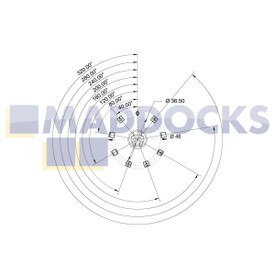 Genuine Original Electrolux Knob, Upper Oven