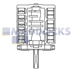 Genuine Original Electrolux Oven Switch, 46.26866.521 5+0Po