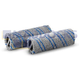 Echte Original Kärcher BR30/1CBP Pack Serie Scheuersaugmaschine "Blau" Mikrofaser-Bodenwalzenbürsten (2 Stück, 300 mm x 60 mm x 60 mm)