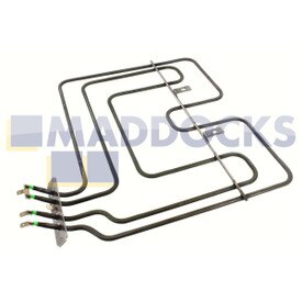 Kompatibel für Beko, Blomberg, Flavel, Grundig, Lamona, Leisure, Logik Multi-Model passender Backofen-Grillelement (2200W, 230V)
