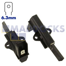 Kompatible Kohlebürsten für Indesco/ICE Motor '1. Typ' (28 mm x 12 mm x 5 mm, Packung mit 2 Stück)