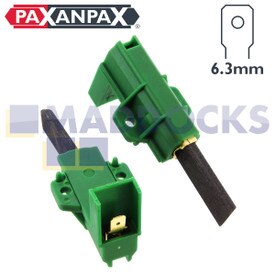 Kompatible Kohlebürsten für Arcelik Motor 'Typ L24MF7' (35 mm x 17 mm x 5 mm, Packung mit 2 Stück)