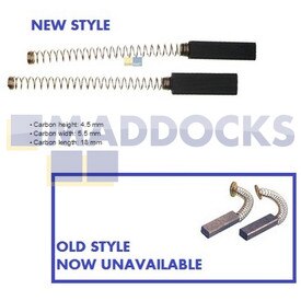 Kompatible Kohlebürsten für Kenwood-Mixer Chef 701, 701A (16 mm x 5 mm x 4 mm, Packung mit 2 Stück)