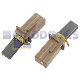 Original Kohlebürsten, Hersteller Ametek Lamb, für 7,2" 220-240 V-Motoren für 1,339" Kommutatoren mit 28 Lamellen (833450-53, 26 mm x 14 mm x 8 mm, Packung mit 2 Stück)