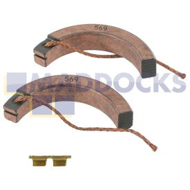 Original Kohlebürstenset, Hersteller Ametek Lamb (8505969-50, Packung mit 2 Stück)
