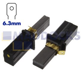 Original Kohlebürsten, Hersteller Ametek Lamb, für 7,2" 220-240 V-Motoren für 1,339" Kommutatoren mit 28 Lamellen (833410-53, 27 mm x 14 mm x 13 mm, Packung mit 2 Stück)