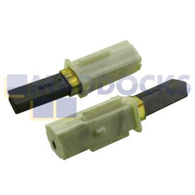Original Kohlebürsten, Hersteller Ametek Lamb, für 5,7" 220-240 V-Motoren, 0,323" Breite 1,275" Kommutatoren mit 22 Lamellen (833423-62, 30 mm x 11 mm x 8 mm, Packung mit 2 Stück)