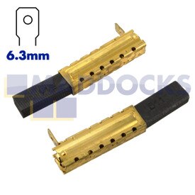 Echte Original Ametek CZ Produzierte '93 Line' Serie Motorkohlebürsten (28 mm x 11 mm x 6 mm, 2 Stück)