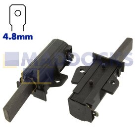 Kompatible Kohlebürsten für Motor Sole (28 mm x 12 mm x 5 mm, Packung mit 2 Stück)