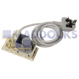 Original Miele Serie G1000, G2000, G4000, G5000 Geschirrspüler-Klemmenblock-Anschlussdose und 3-poliger UK-Stecker