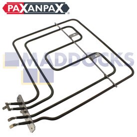 Kompatibles Grillelement, passend für verschiedene Modelle von Beko, Blomberg, Euromaid, Flavel, Lamona, Leisure, Stoves, Belling, New World (2200 V, 230 V)