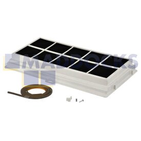 Original Kohlefilterset für BSH Bosch DHE645MGB, DWEPI1AGR, DHE635BGB, DHE645MGB, LE1TIE1GB, LE1TIE2GB, LE1TIE3GB (DSZ11AF)