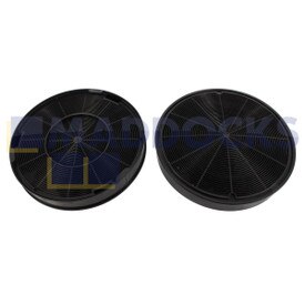 Kompatibler Kohlefilter Faber EFF62 (200 mm x 30 mm, Packung mit 2 Stück)