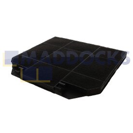 Kompatibler Kohlefilter Faber EFF72 (264 mm x 235 mm x 16 mm, Packung mit 1 Stück)