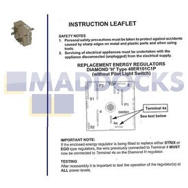 No Longer Available. Order 14-ER-08 / 101-IN-49462 [Single Circuit Energy Regulator Simmerstat (40ER101C1)]