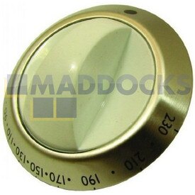 Genuine Original Hotpoint F03, 5TC Series Main Oven White Control Knob