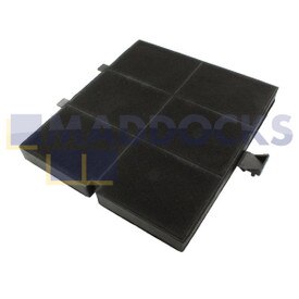 Kompatibler Kohlefilter für BSH Bosch DHZ5205(00), DKE, HBN7050GB/01; Neff D9, T2346N1/01, T2754N0/01, T29R8N0/01, U1722N0GB/03; Siemens LC47, HB131550B/02 (Packung mit 1 Stück)