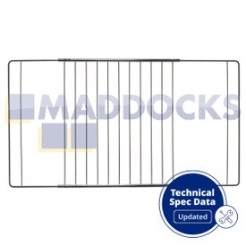Universalbackrost, ausziehbar/einstellbar (Feder/Stiftmechanismus), (320 mm x 360 mm bis 460 mm)