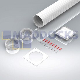 Universelles 150 mm rundes x 1 m flexibles Dunstabzugshauben-Kit