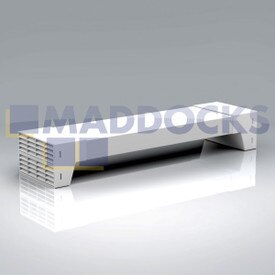 Universelle 204 x 60 x 500 mm rechteckige Airbrick Airbox