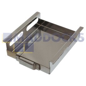Echter Original Zanussi ZPO1BPC Schwarzer Aschenbecher für Pizzaofen aus Holzpellets