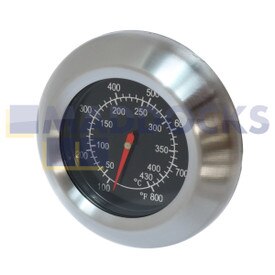 Genuine Original George Foreman GFCSBBQL Large Charcoal Barbecue BBQ Temperature Gauge Thermometer