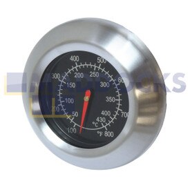 Genuine Original George Foreman GFCSBBQXL Large Charcoal Barbecue BBQ Temperature Gauge Thermometer