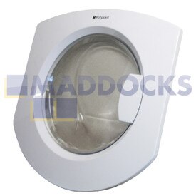 Genuine Original Hotpoint, Ariston BHW, F05, F07 Series White Outer Door Assembly