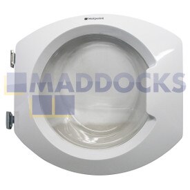 Genuine Original Hotpoint, Ariston WML, WMF, WMD, HUL, HY6, F07, F06, HE7, HV7, WMA Series Door Frame & Glass Assembly