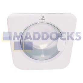 Genuine Original Indesit, Hotpoint, Ariston IWM, IWD, F05, F07, F06, 769 Series Glass Door Frame