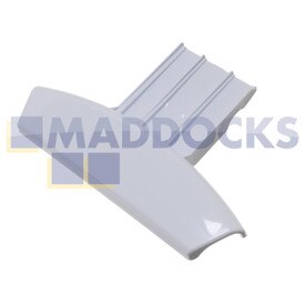 Genuine Original Ariston ARMXX, ARXX; Hotpoint WDD, WDF, WDL, WMD, WMF, WML Series White Door Handle Assembly