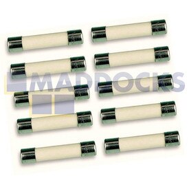 Universal-Mikrowellensicherungen (10A, 5 mm x 20 mm, Packung mit 10 Stück)
