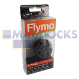 Original Flymo-Distanzscheiben (Packung mit 2 Stück) (FLY017)