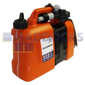 Original Husqvarna-Kombidose 5+2,5L mit Werkzeughalter