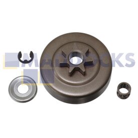 Kompatibel für Stihl MS170, MS180, MS230, MS250, MS241C, MS231, MS231C, MS251, MS251C Series Chainsaw Clutch Drum Washer Ritzel mit 0,325'' 7T Pitch E-Clip Kit