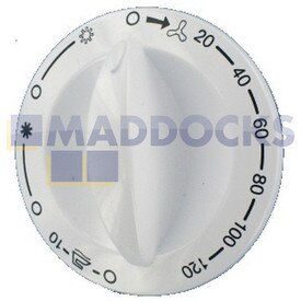 Genuine Original Hotpoint VTD20P White Plastic Timer Knob