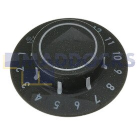 Genuine Original Hotpoint MAL641GUK, WMAL661GUK, WMPF742GUK, WMPF762GUK Futura Series Graphite Washing Machine '14+2ECO' Type Timer Knob 