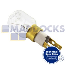 Original Glühbirne, Blister-Einzelhandelsverpackung, für Kühlschrank Whirlpool Wpro [T25, 15 W) (Packung mit 1 Stück)