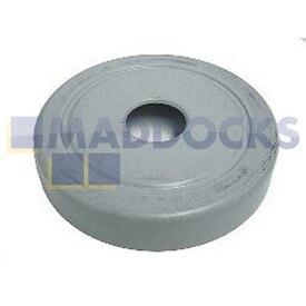 Original Gebläsehaube, flach, expoxybeschichtet, Hersteller Ametek Lamb, für 7,2" Motoren mit 1,75" / 44 mm Bohrung